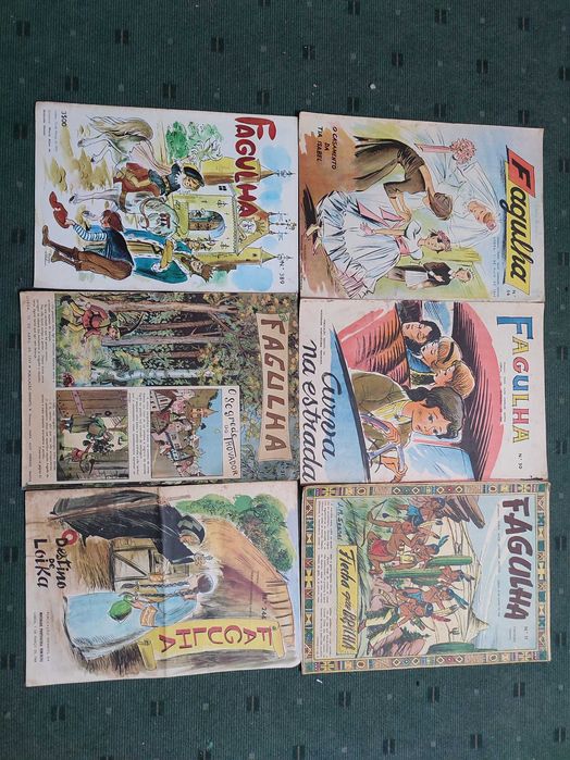 6 Revistas Infantis antigas Fagulha