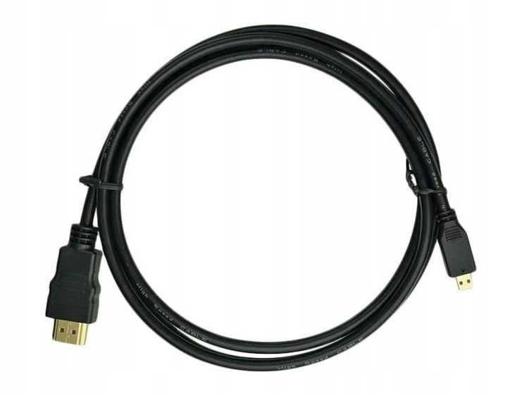 Kabel HDMI - micro HDMI 3m GOLD 1,4b HD 3M * Video-Play Wejherowo