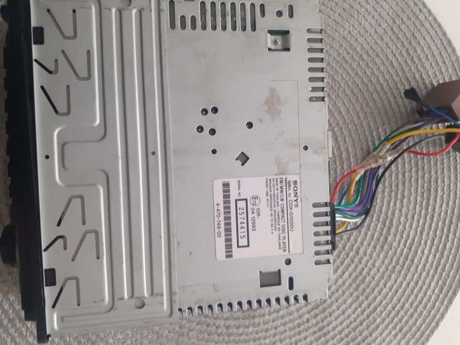Rezerwacja.Radio samochodowe Sony  CDX-G1000U
