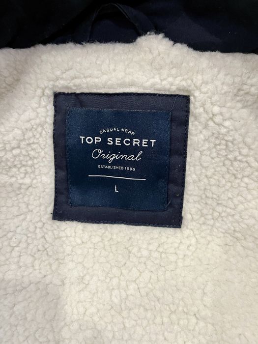 Fajna ocieplana kurtka płaszczyk parka Top Secret L