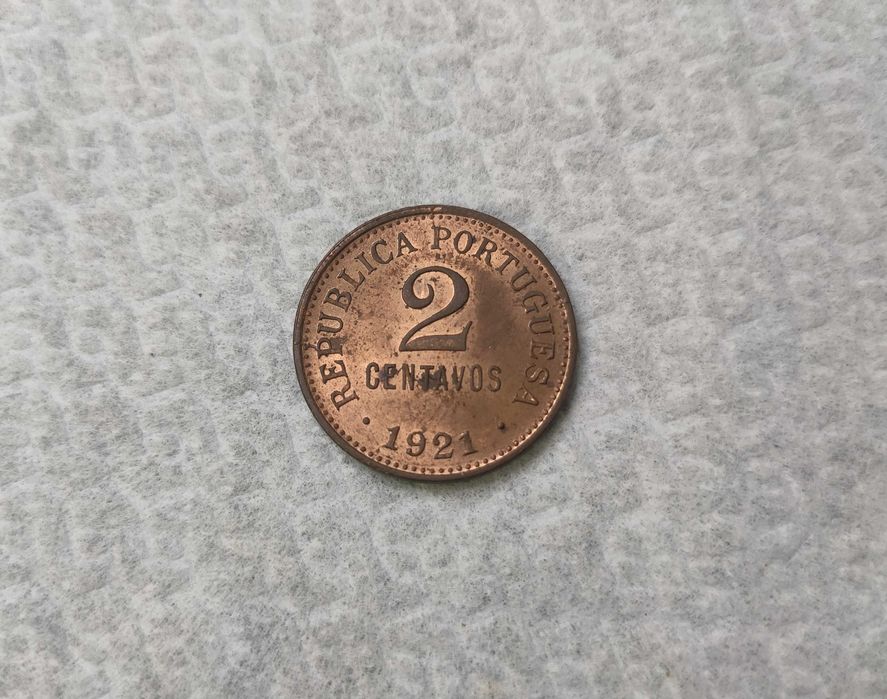 Moeda de 2 Centavos 1921 - Soberba (RESERVADA)