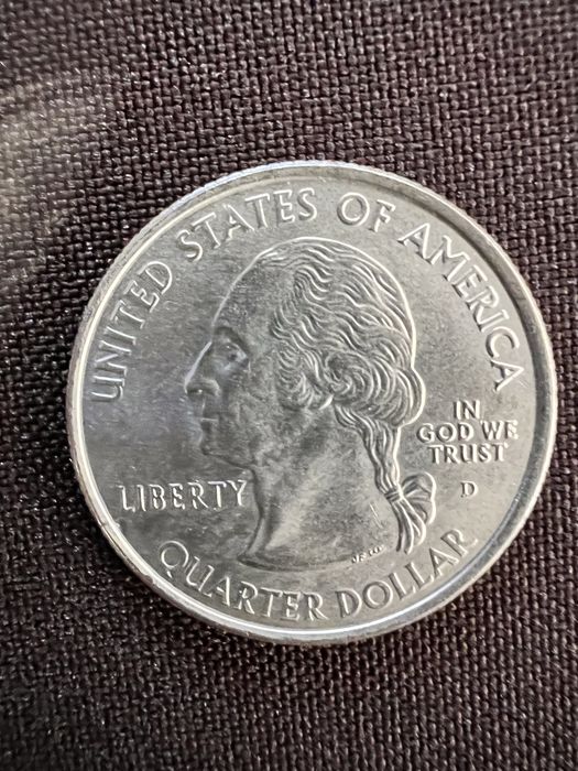 Lote moedas comemorativas Quarter Dollar