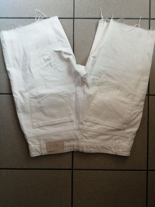 Szorty męskie białe jeans 44