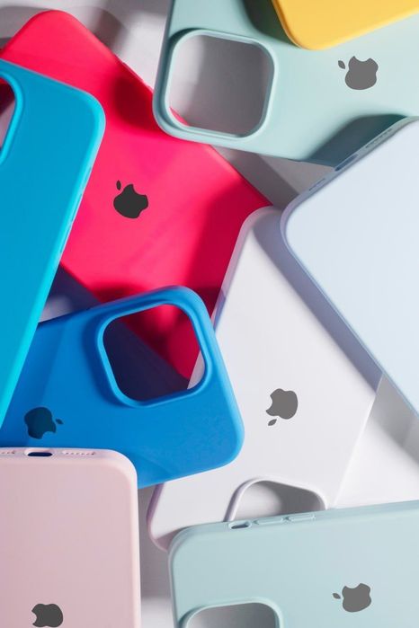 Силіконовий чохол мікрофіброю Silicone Case iPhone 13 17 pro max чехол