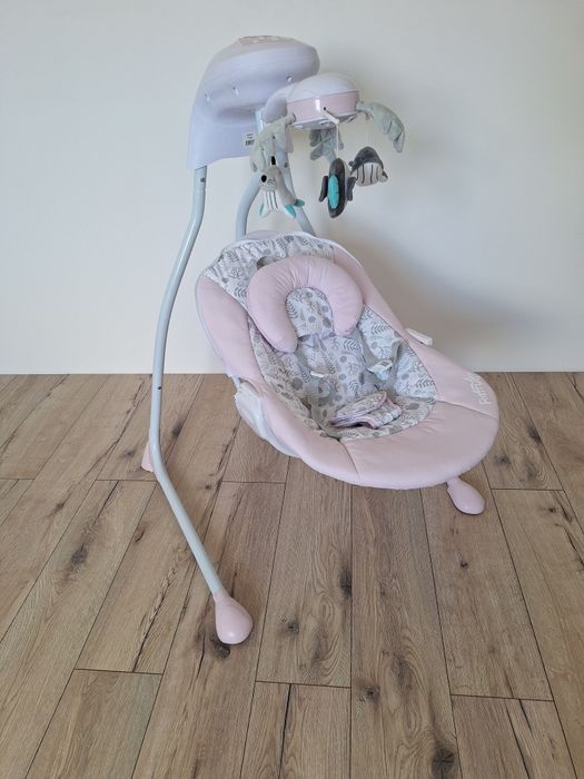 Huśtawka/ bujak elektryczna Caretero Raffi Pink