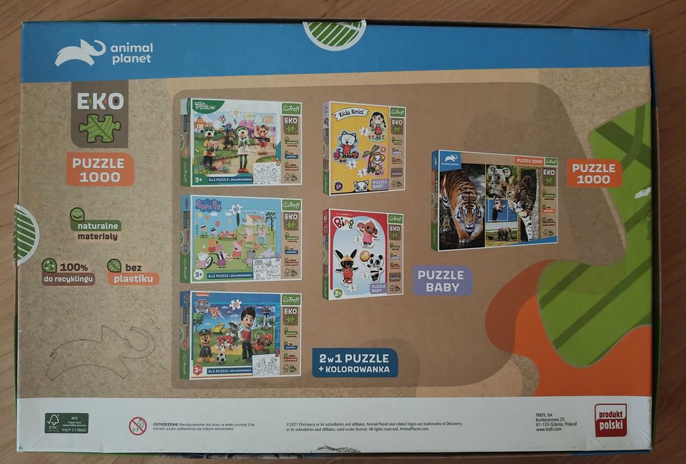 Pudełko po puzzlach