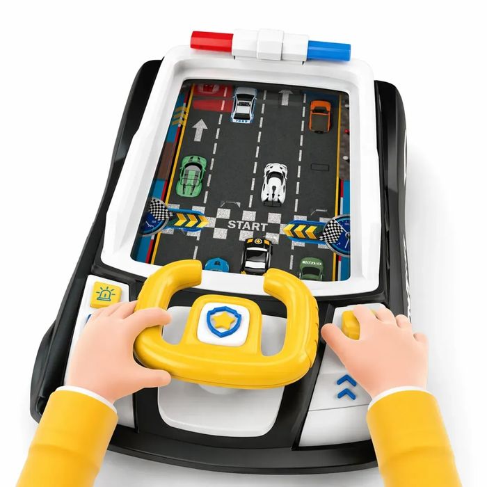Детский симулятор вождения / Игровой гоночный симулятор Adventure Racing Car Черный