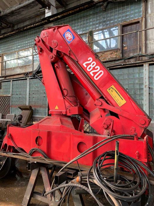 Кран маніпулятор | Кран манипулятор HMF 2820