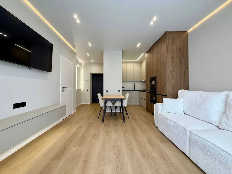 Стильна 1к квартира в ЖК Квартал Краківський з великим балконом.