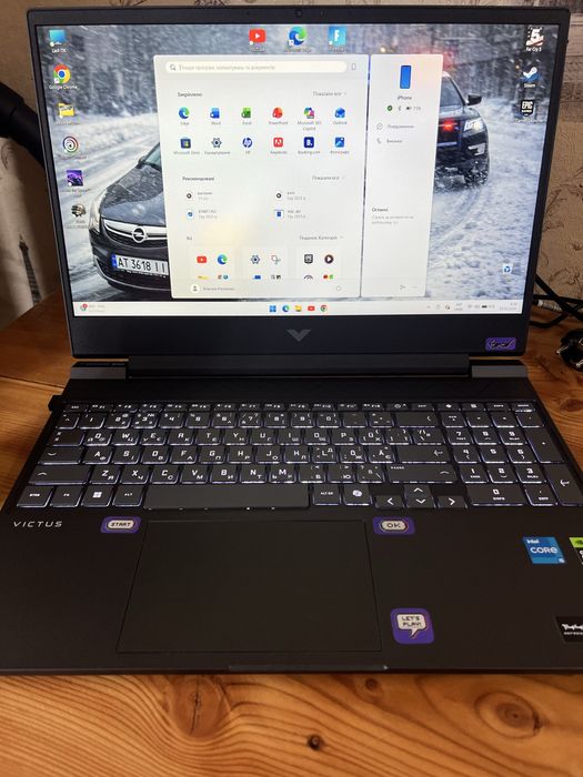 Ноутбук (2024) ігровий HP Victus 15 i5-13420H/ 16GB / 512GB/ RTX3050