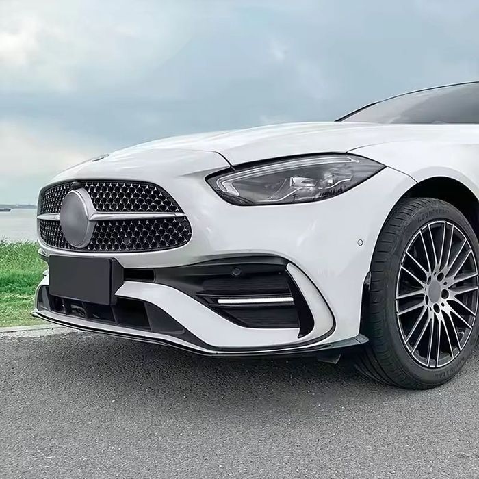 Губа на передний бампер Mercedes w206 накладка на бампер сплитер юбка