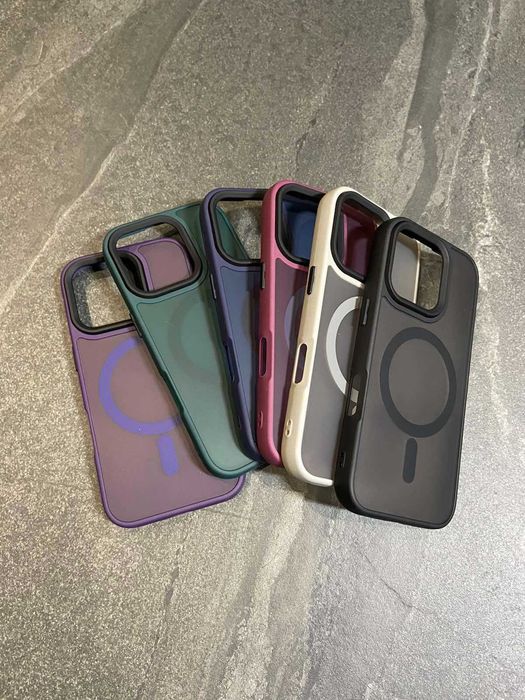 Чехол айфон 16 про макс MagSafe протиударний. Чохол iphone