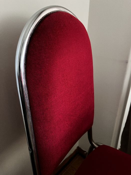 Mesa de vidro com 6 cadeiras