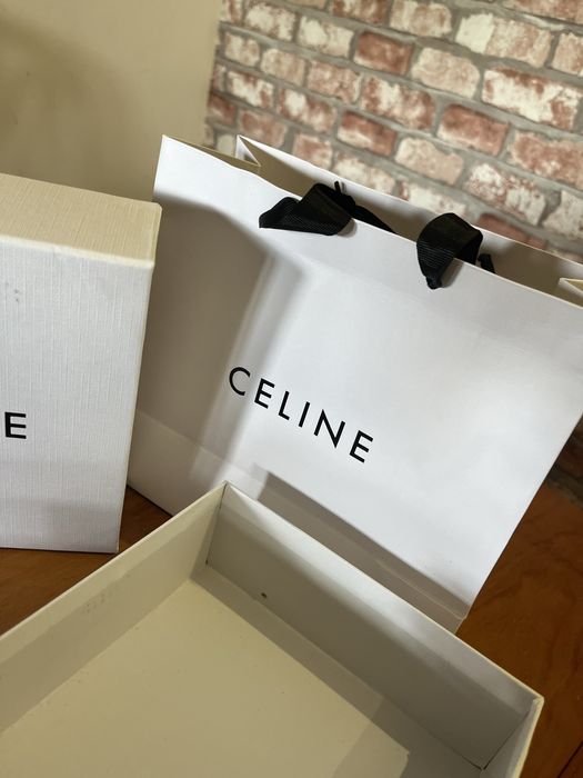 Cinto celine castanho e dourado