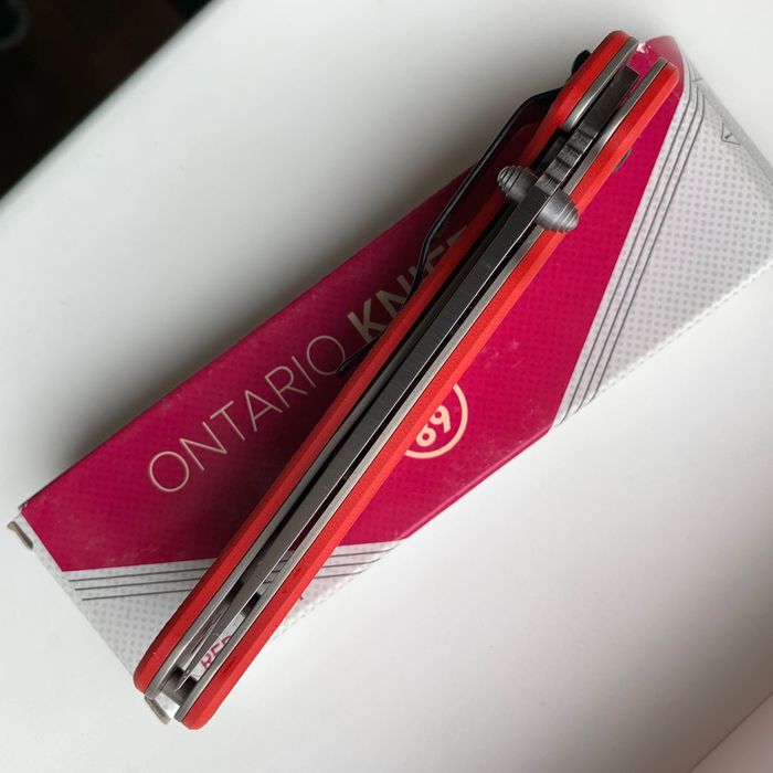 Ніж Ontario Rat 1 AUS-8 / S35VN новий на подарунок EDC Розпродаж!