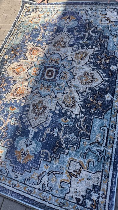 Piekny turecki dywan gruby mocny 160x230 kolorowy