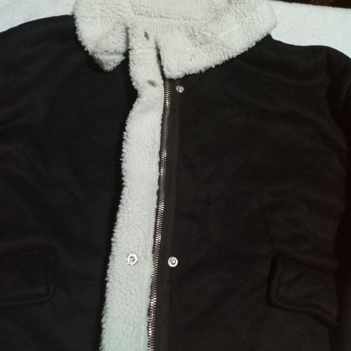 Casaco de pele com pelo de borreguito