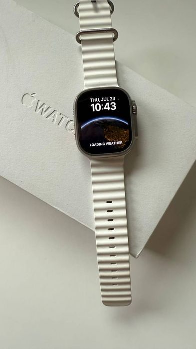 Apple  Watch Ultra 2 49mm Titanium White Ocean Band
