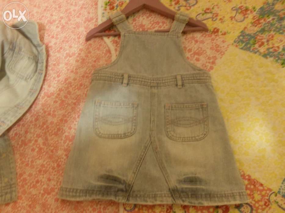 Conjunto da Chicco - saia e casaco de ganga - 2 anos
