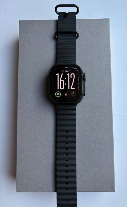 Apple Watch Ultra 2 49 mm Black Titanium – stan bardzo dobry, bateria 92%