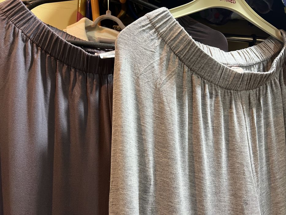 Трикотажные штаны палаццо летние не zara