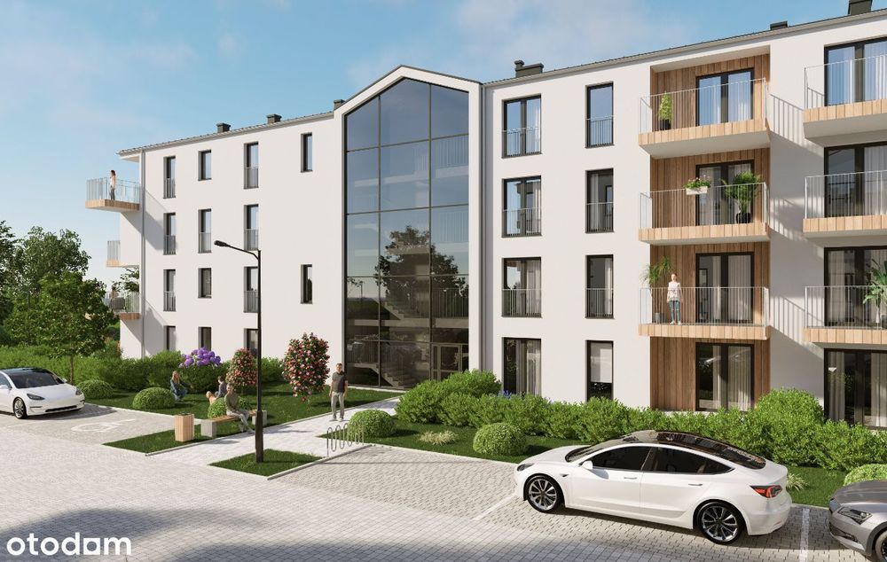 Mieszkanie z ogródkiem M1 o pow. 58,16 m2 REZERWACJA
