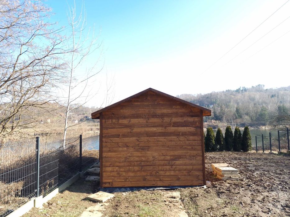 Domek letniskowy 6,5x3m (domek na działkę, domek z tarasem)