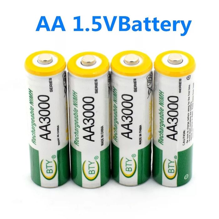 2 pilhas recarregáveis aa 3000mah novas com portes incluídos64729596008962123