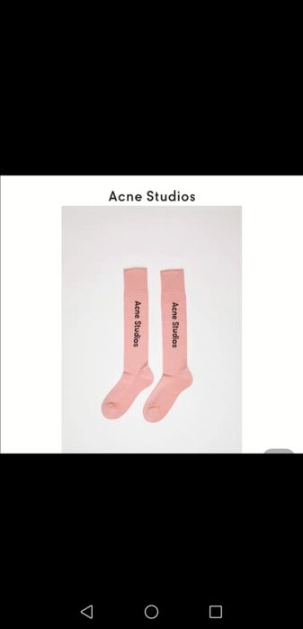 Гетри з жакардовим лого Acne Studios