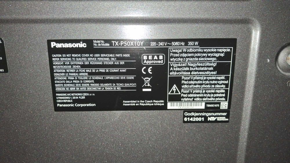 Telewizor Panasonic plazma 50 cali