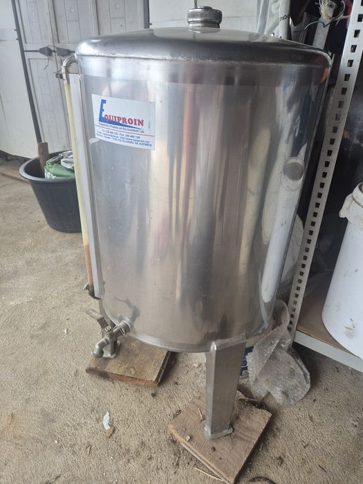 Cuba para vinho em  Inox 100Lt
