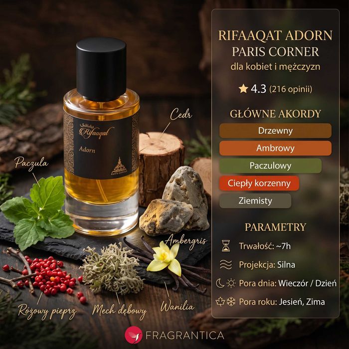 Perfumy Paris Corner RIFAAQAT ADORN
