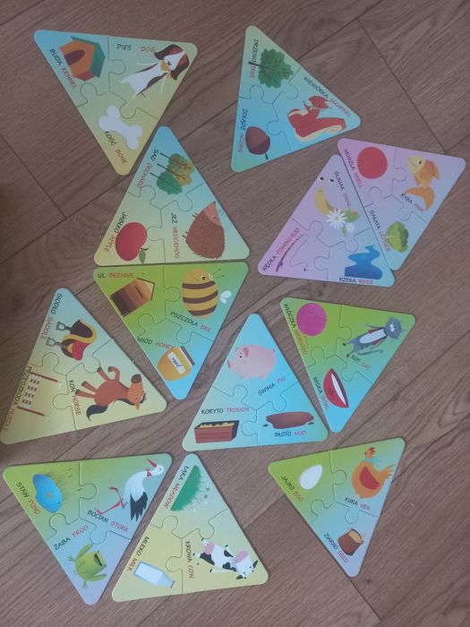 Gra edukacyjna skojarzenia polsko-angielska