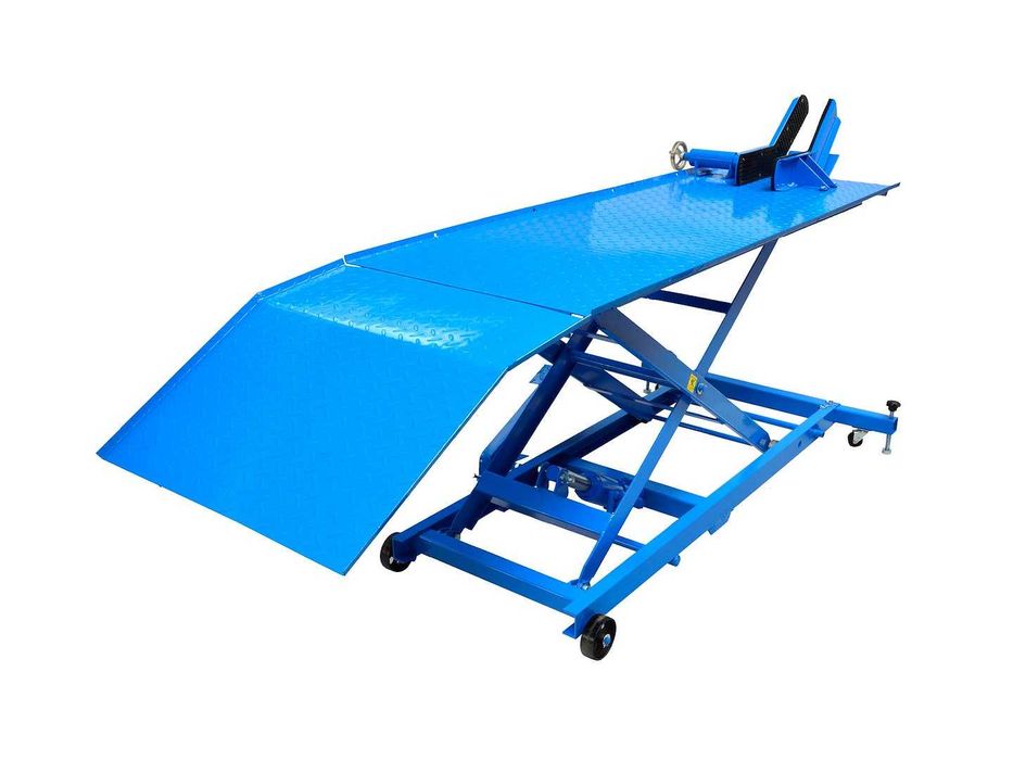 Platformowy podnośnik motocyklowy PLATFORMA 450kg motor
