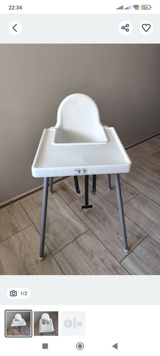 Krzesełko do karmienia IKEA