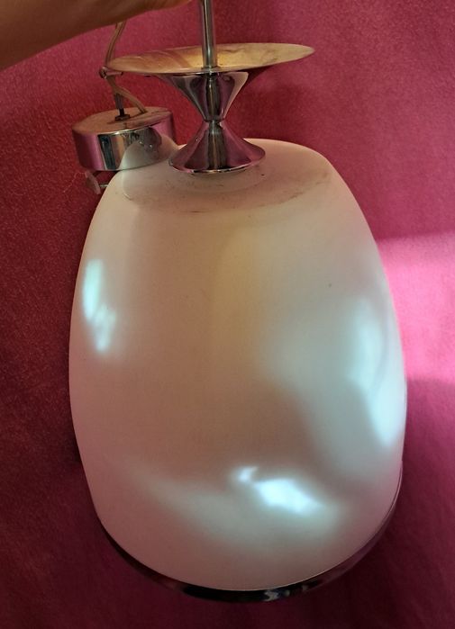 Lampa biała duża