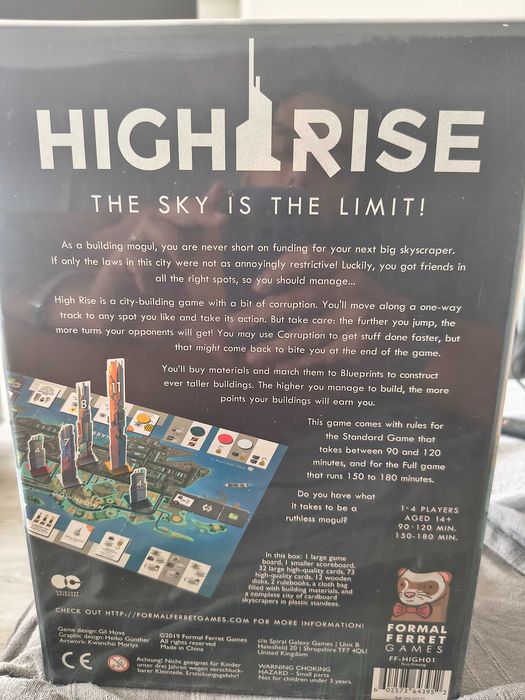 High Rise - jogo de tabuleiro