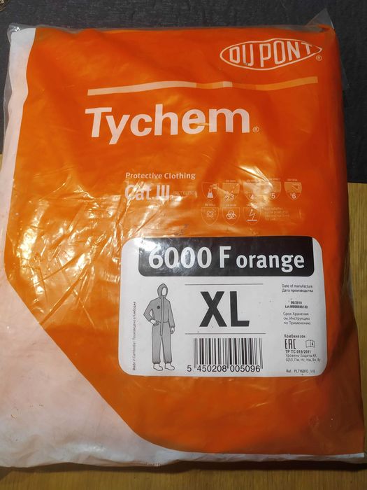 Kombinezon ochronny Tychem 6000 F Orange