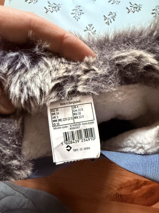 Buty śniegowce zimowe decathlon 36