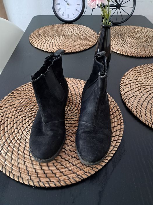 Botki czarne H&M r.36