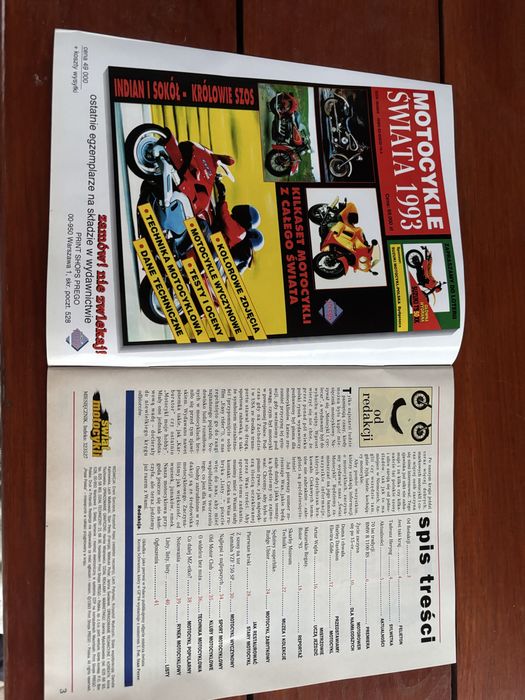 Świat Motocykli nr 1/1993 – pierwszy numer, biały kruk kolekcjonerski