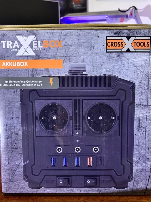 Зарядна станція CROSS TOOLS 500+ 500Вт 555Вт·год | 230В | Блекаут