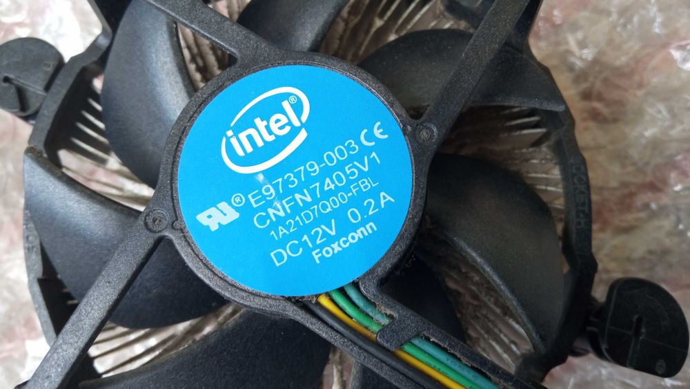Охлаждение  Intel/1155-1156-1150-1151,  4 pin