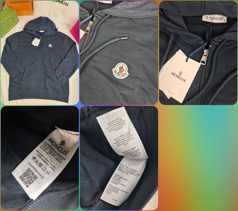 Bluza męska rozpinana kaptur ea7 maly znaczek ralph logowane
