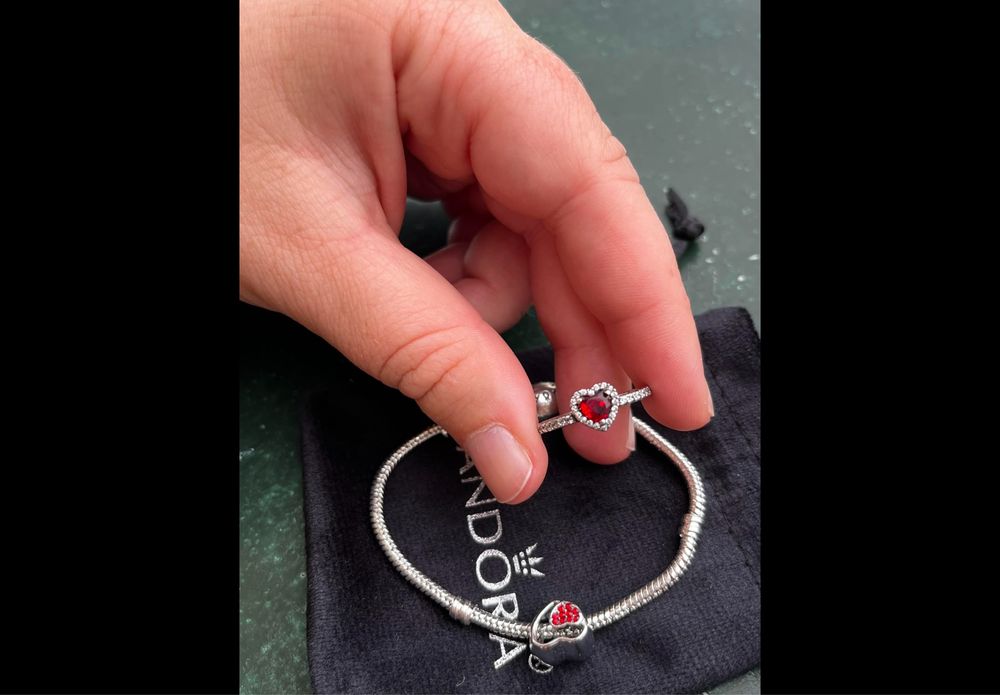 Pulseira anel pandora