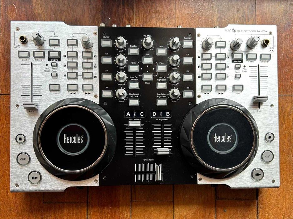 Hercules DJ 4-Mx – Como Nova, Testada e a Funcionar 100%