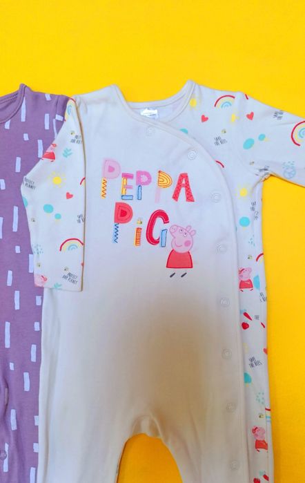 Чоловічки (набір, 4шт) для дівчинки 6-9 міс. (68-74). Ціна за набір..