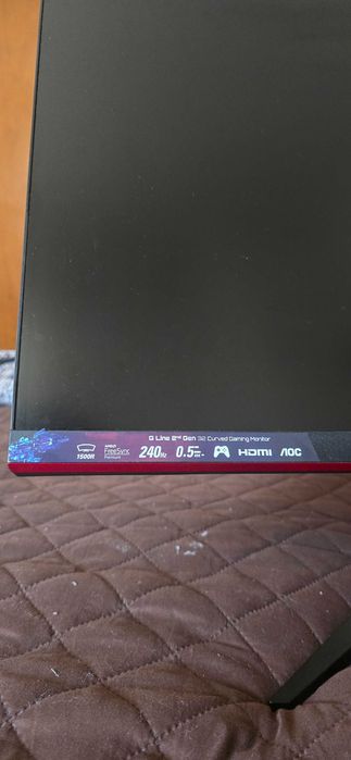 Monitor aoc 31.5 polegadas 0.5 ms 240hz curvo top