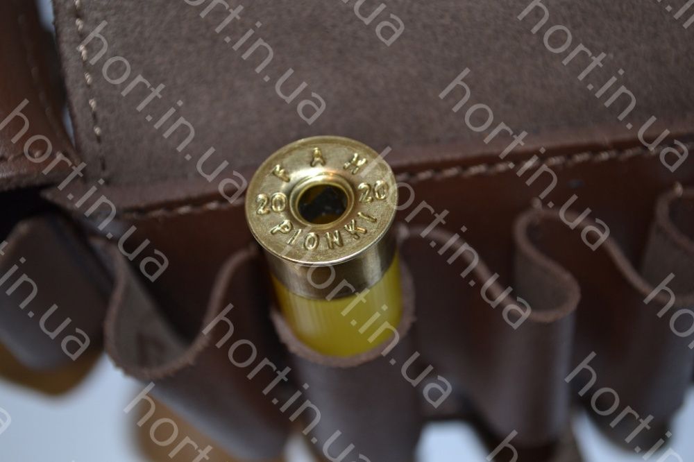 Патронташ Кожаный Закрытый Качественный Ручная Работа на 24 патрона