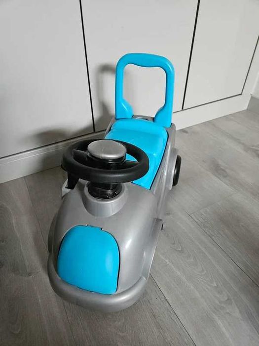 Carrinho/Andador Azul e Cinza